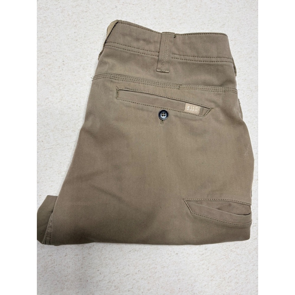 5.11 Tactical Mens Khaki Tan Straight Leg Utility Work Pants 33x32